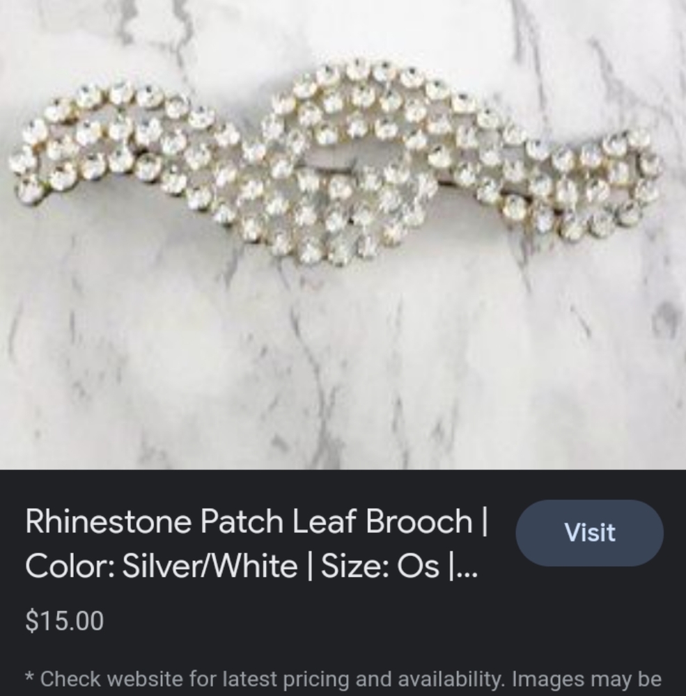 Vintage rhinestone brooch